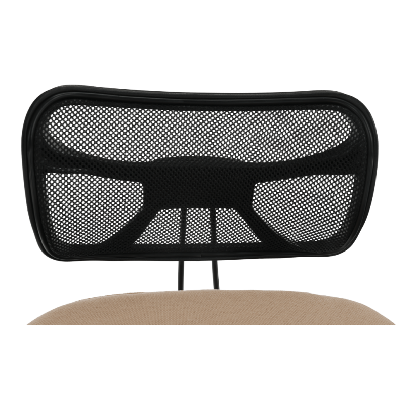 Ergonomická kľakačka RUFUS – Béžová/Čierna látka