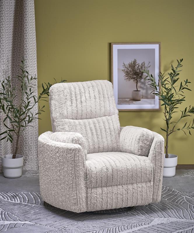 TV kreslo PEGAS s elektrickým polohovaním - látka, béžová