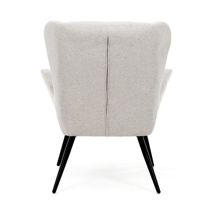 Elegantní béžové křeslo ušák HUG – Autronic