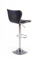 Barová stolička NEUF – ekokoža, čierna