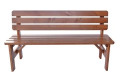 VIKING zahradní lavice dřevěná LAKOVANÁ - 150 cm