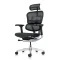 Kancelářská ergonomická židle SIRIUS Q24 NEO – celosíť, černá, nosnost 150 kg, záruka 3 roky