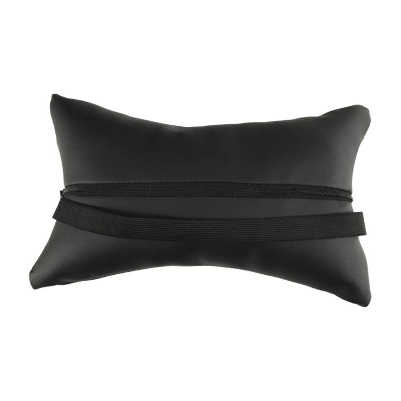 Herní židle BILGI — ekokůže, plast, černá/zelená, nosnost 150 kg