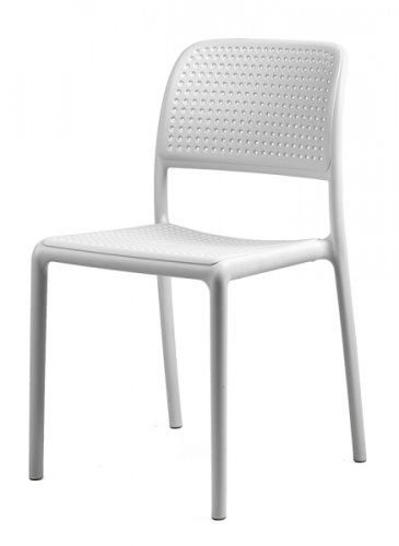 Plastová jídelní židle Stima BORA – bez područek, nosnost 200 kg - Barva plastu Stima: Bianco