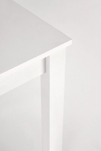Jídelní rozkládací stůl GINO — 100x60 (+35cm), bílý