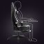 Herní židle DARKECHO — ekokůže, černá, nosnost 160 kg