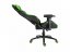 Herná stolička RACING ZK-026 — PU koža, čierna / zelená, nosnosť 130 kg