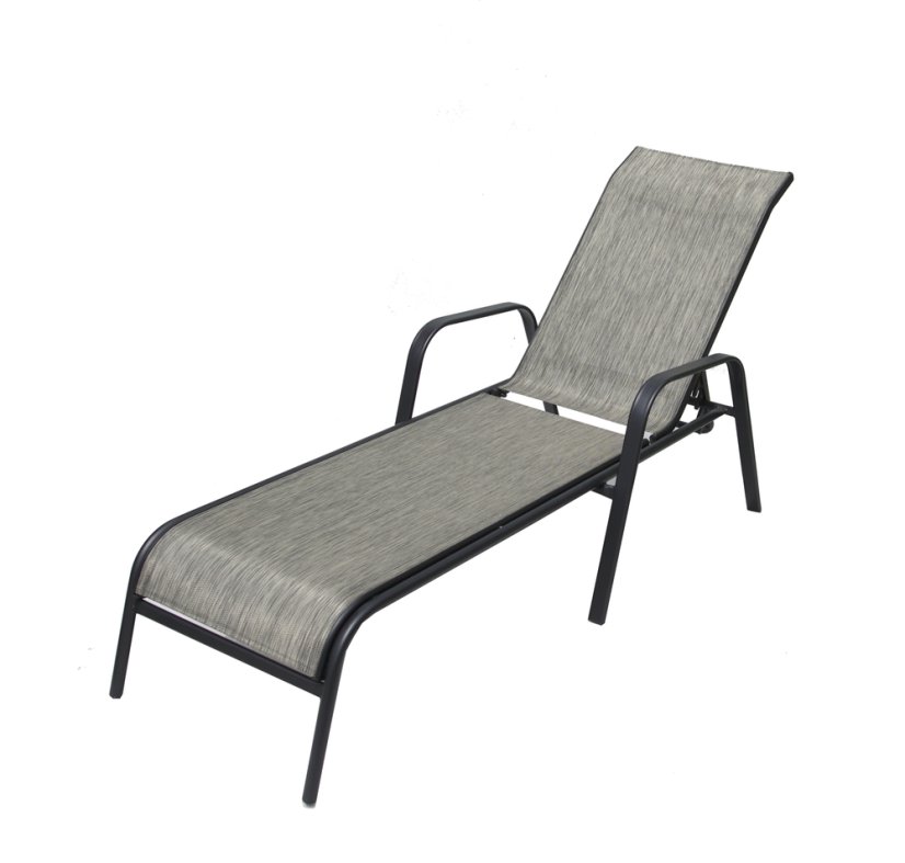 Lehátko ZWC-52 kovové - šedé