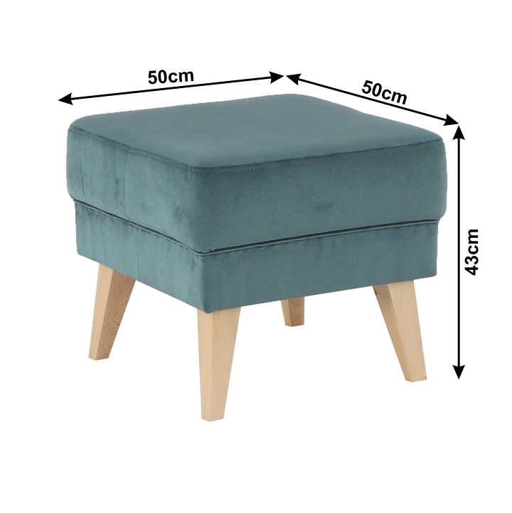 Taburet RODEZA — viac farieb - Farebné prevedenie RODEZA: Šedá / čierne nohy