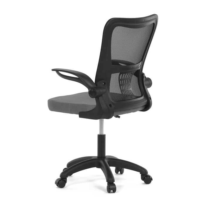 Dětská židle NINA – Šedá síťovina, houpací mechanismus Autronic