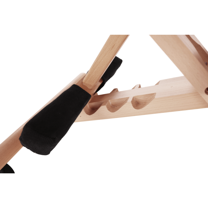 Ergonomická kľakačka GROCO – Čierna/Látka Buk - Farba: Čierna