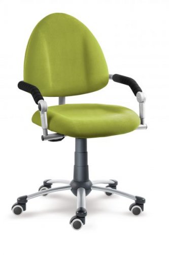 Rostoucí dětská židle na kolečkách Mayer FREAKY – s područkami - Čalounění Freaky: Aquaclean zelená 2436 08 30 463
