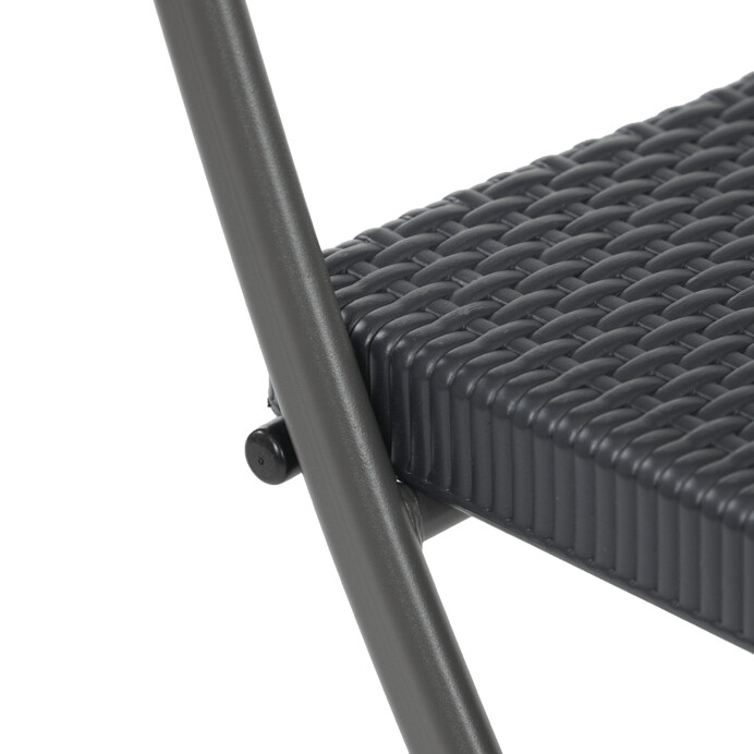 Záhradný set KRAFT 1+2 – sivý plast a kov