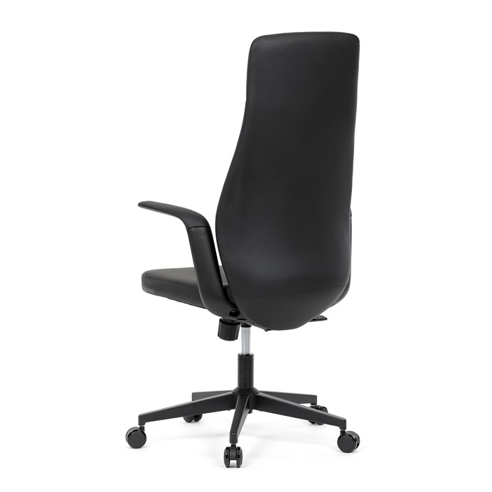 Kancelářské křeslo ORBIT – černá ekokůže s houpacím mechanismem Autronic