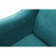 Relaxační křeslo ušák BREDLY — buk/více barev - Barevné provedení křesla ušák BREDLY: Tyrkysová