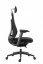 Kancelářská ergonomická židle FARRELL — látka, černá, nosnost 130 kg