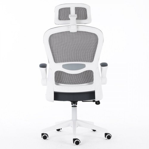 Kancelářská židle ASTRA — bílá / šedá