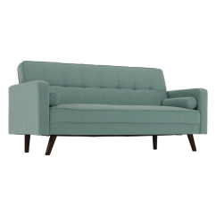 Rozkládací pohovka OTISA — látka, zeleno-mentolová Kondela