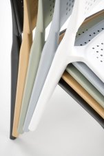 Plastová židle TOAD — černá Halmar