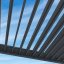 Bioklimatická pergola INTRO PLUS 4x3 m, hliník - do stěny