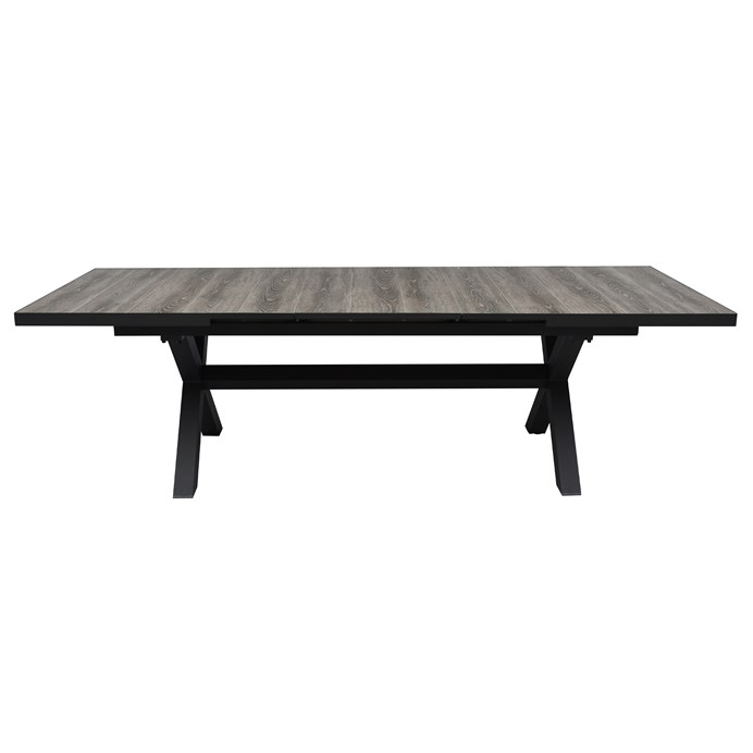 Zahradní stůl rozkládací KERAMIX — 200+60 cm, keramická deska, hliník Autronic