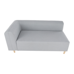 Rohová pohovka BROKEN – látka, šedá, levá Kondela