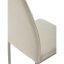 Elegantná jedálenská stolička LENA Autronic s krémovou látkou a sivými nohami