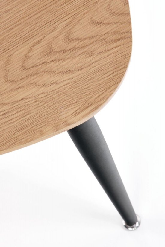 Set konferenčních stolků NICEA 2 — zlatý dub / černá Halmar