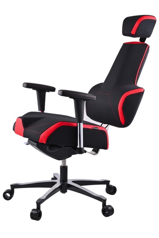 Zdravotní herní židle THERAPIA E+GAMER –⁠ černo-červená