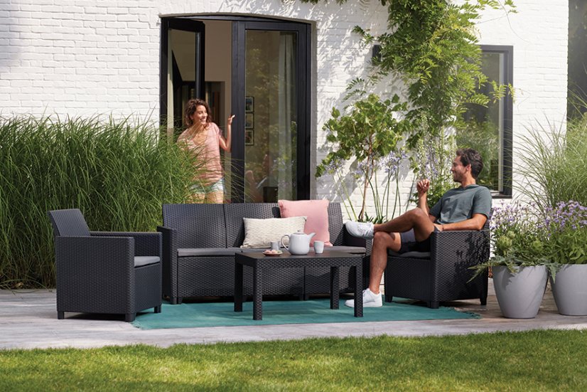 CLAIRE 5 SEATERS set  - grafit