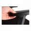 Kancelářská ergonomická židle AIRY PLUS – síť, černá, nosnost 150 kg