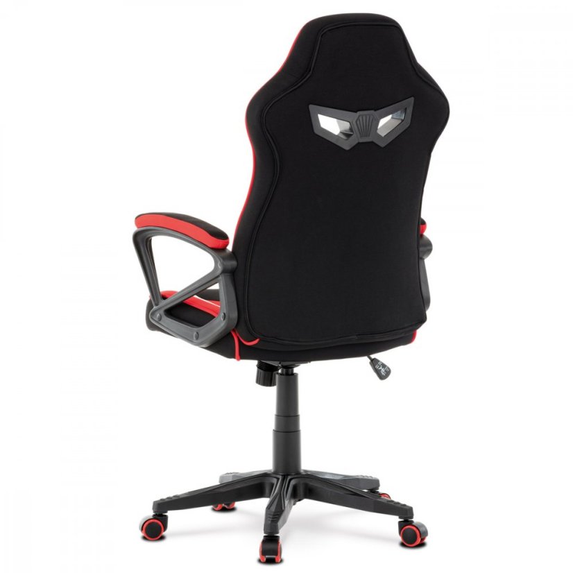 Herné kreslo RACING STYLE - látka, červená