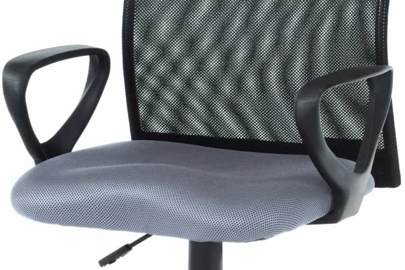 Kancelárska stolička na kolieskach PIX — čierna / sivá