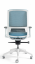 Kancelářská ergonomická židle BESTUHL J17 WHITE — více barev - Barevné provedení J17 WHITE: Modrá