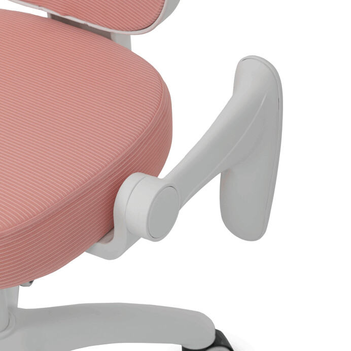 Dětská výškově nastavitelná židle AERO – růžová síťovina Autronic