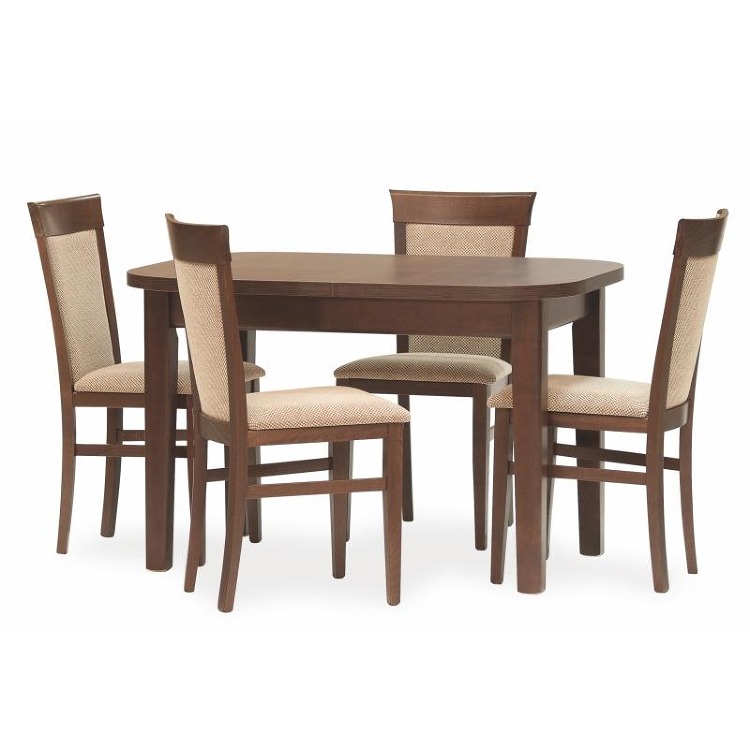 Jídelní rozkládací dřevěný stůl MINI FORTE — 120x85cm (rozklad 160x85), více barev Stima