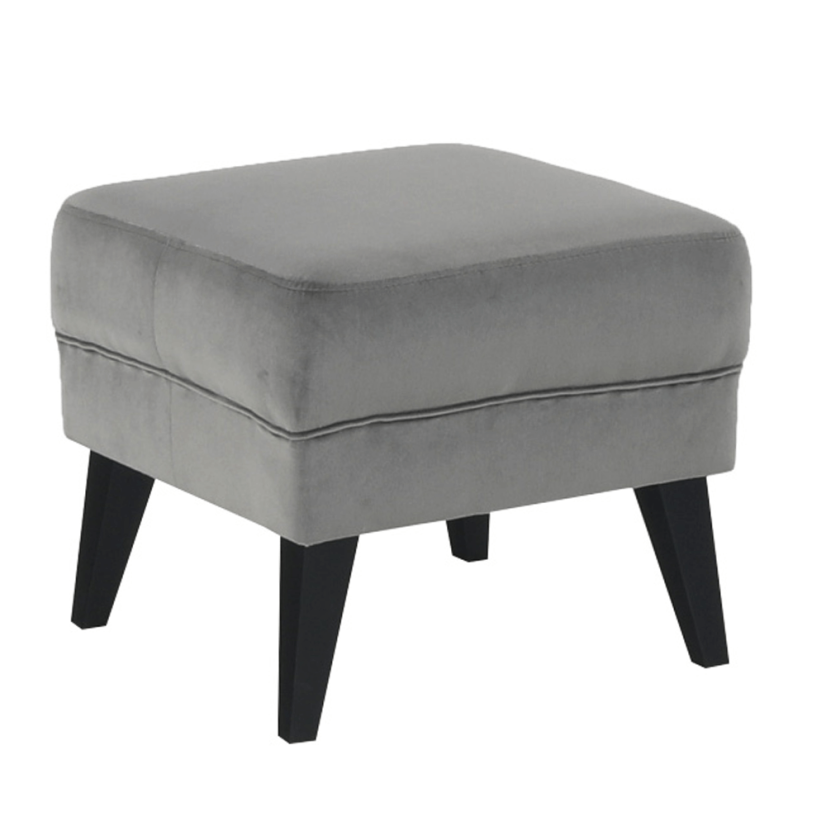 Taburet RODEZA — viac farieb - Farebné prevedenie RODEZA: Šedá / čierne nohy