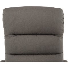 Polohovací relaxační křeslo TURNER — látka, hnědá Kondela