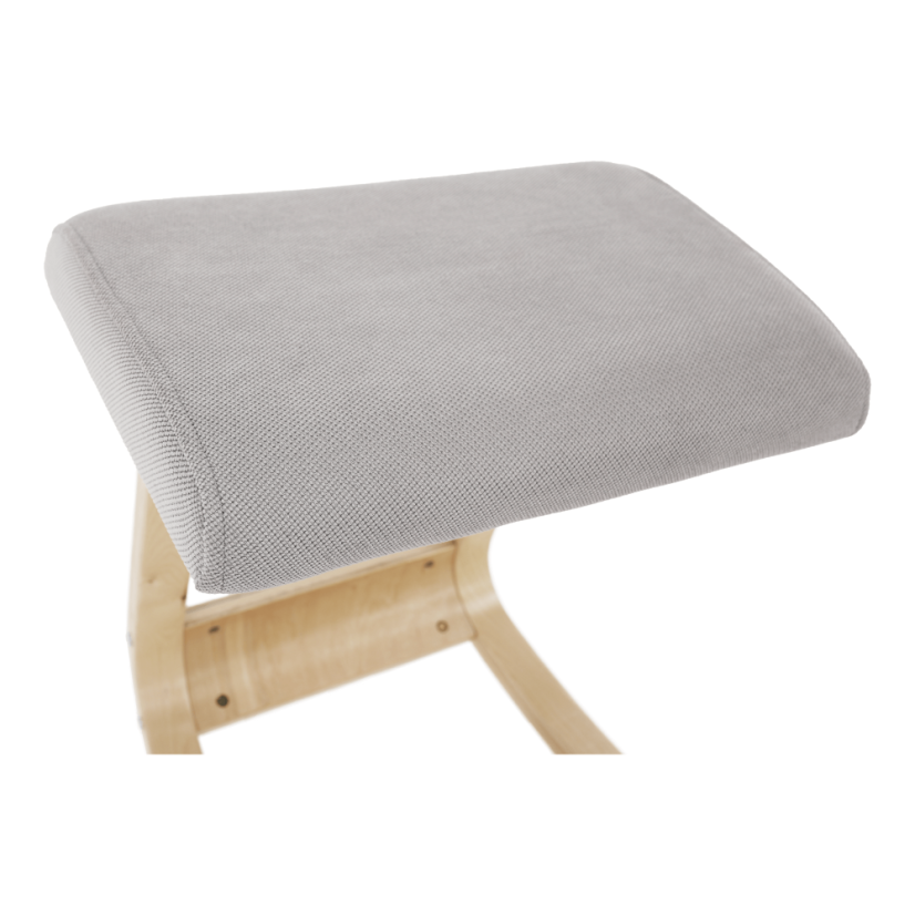 Ergonomická balanční klekačka RENAR – šedohnědá Taupe, březové dřevo, Kondela