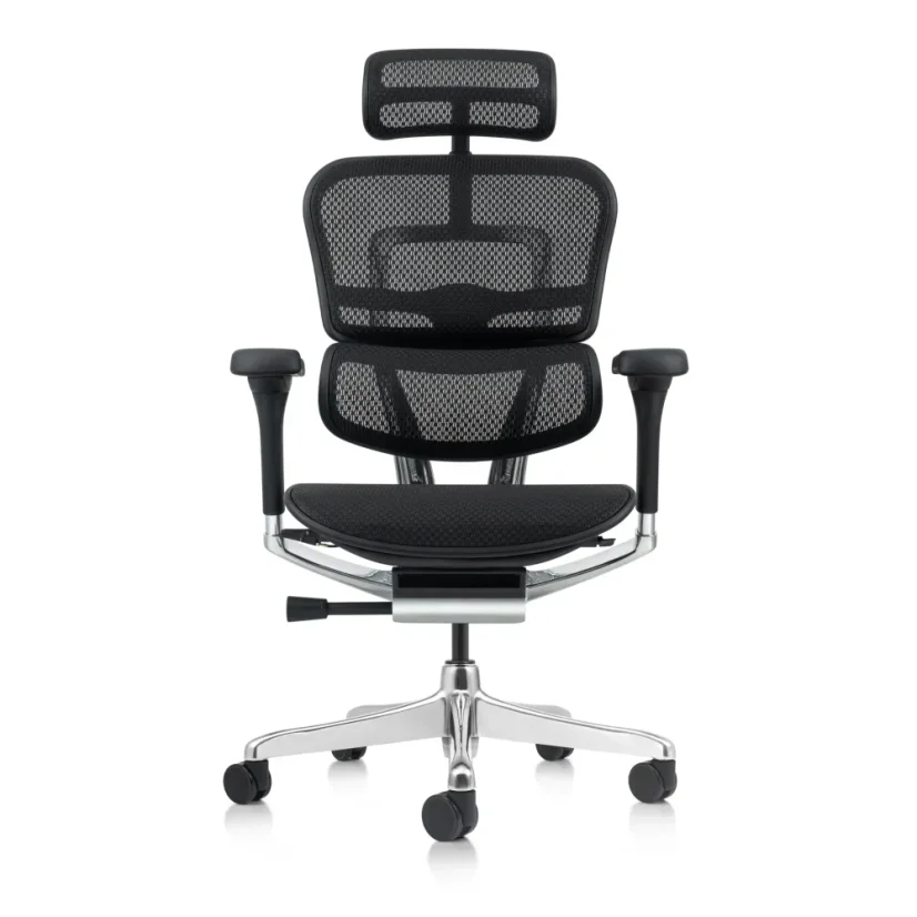 Kancelárska ergonomická stolička SIRIUS Q24 NEO – celosieť, čierna