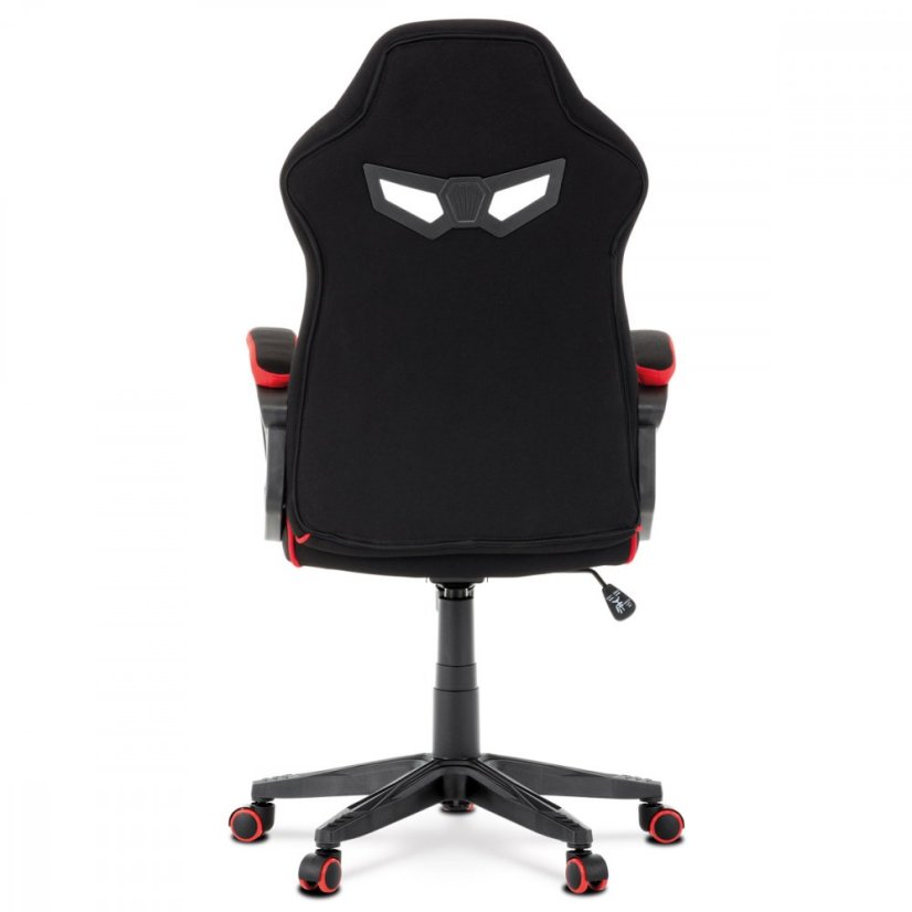 Herné kreslo RACING STYLE - látka, červená