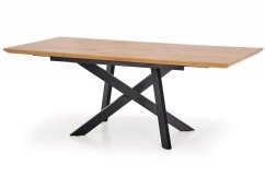 Jídelní rozkládací stůl CAPITAL – 160x90x76 (+40) Halmar