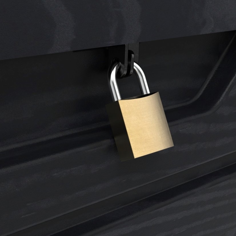 DOLOMITI 500 L zahradní plastový úložný box - grafit