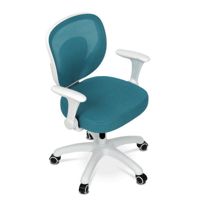 Dětská výškově nastavitelná židle AERO – modrá síťovina Autronic