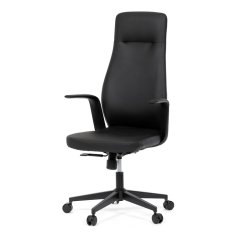 Kancelárska stolička ORBIT – čierna eko-koža s hojdacím mechanizmom Autronic