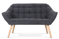 Relaxační sedačka YSTAD — masiv, šedá, nosnost 150 kg Autronic