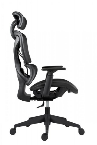 Kancelářská ergonomická židle ESTER — síť, černá, nosnost 130 kg
