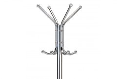 Vešiak stojanový DALIDA - 182 cm, kov, lesklý chróm