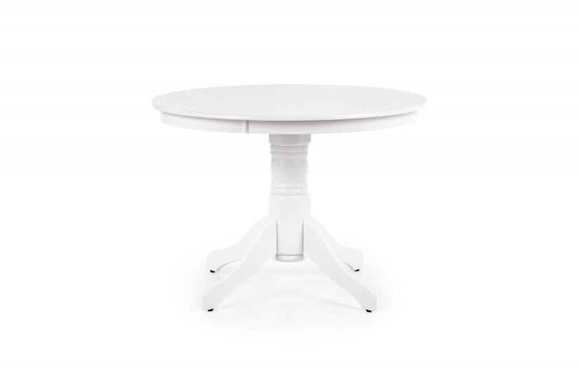 Jídelní kulatý stůl GLOSTER — průměr 106 cm, bílá Halmar