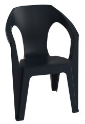 MARINA plastové křeslo - grafit